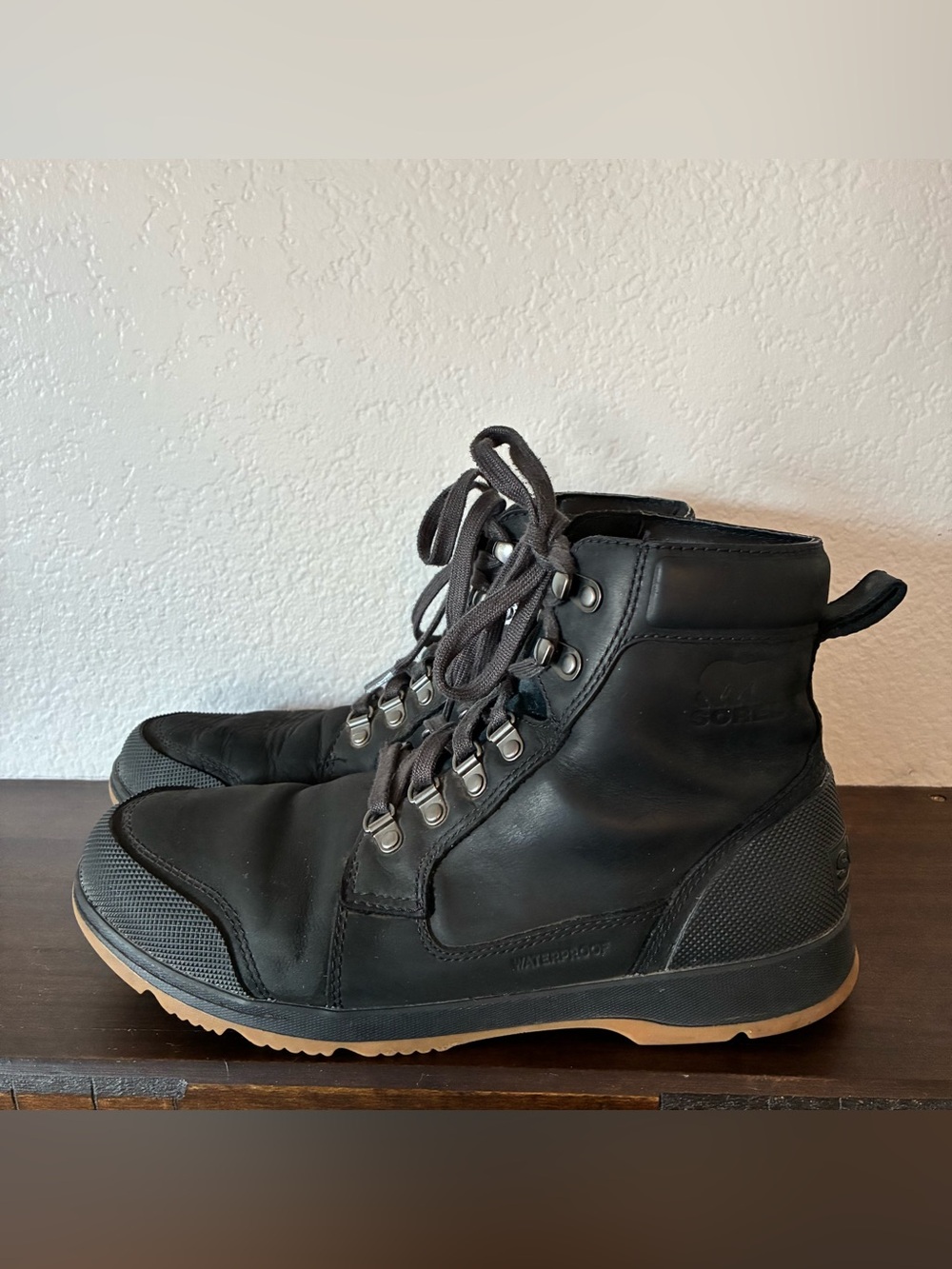 SOREL Ankeny II Mid Waterproof Boots Black Size 9.5